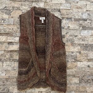 Elegant Multicolor Open-Front Cardigan